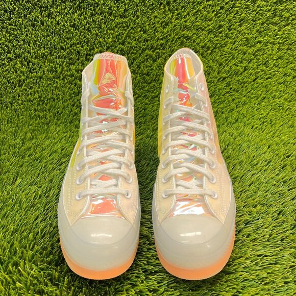 Converse Chuck 70 Hi Vis Mens Size 10 Orange Pink Walking Shoes Sneakers - Picture 5 of 10